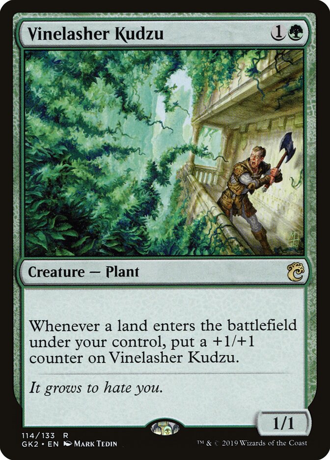 Magic-kaart Vinelasher Kudzu GK2-114 uit Ravnica Allegiance: Guild Kits (Rare) Imagen principal del producto