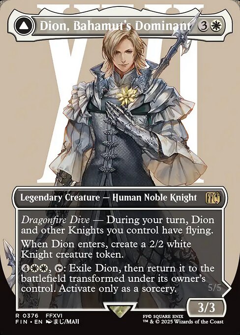 Dion, Bahamut's Dominant // Bahamut, Warden of Light – Final Fantasy (FIN-376) Magic: The Gathering card | LC-REM-20260804-15517243113804-f2309a7e-4ba0-4820-8313-ecd38d32a55f