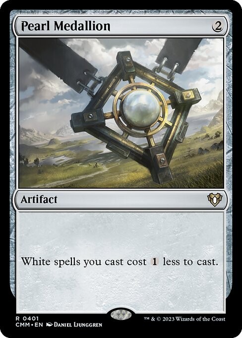 Pearl Medallion – Commander Masters (CMM-401) Magic: The Gathering card Imagen principal del producto