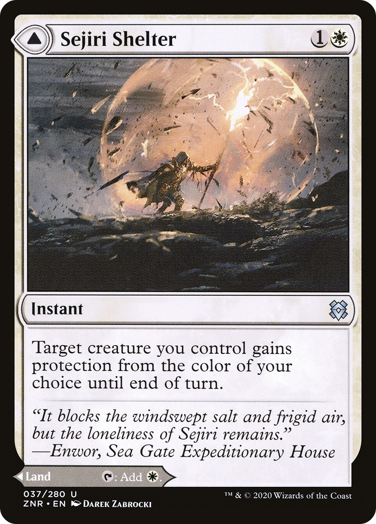 Sejiri Shelter // Sejiri Glacier – Zendikar Rising 37 – Magic: The Gathering single card Imagen principal del producto