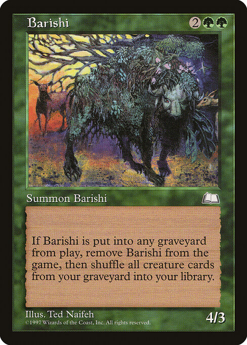 Barishi – Weatherlight (WTH-119) Magic: The Gathering card | LC-REM-20260804-15353634947404-f263eb80-f8f2-4b32-8e8b-a297de9f3666