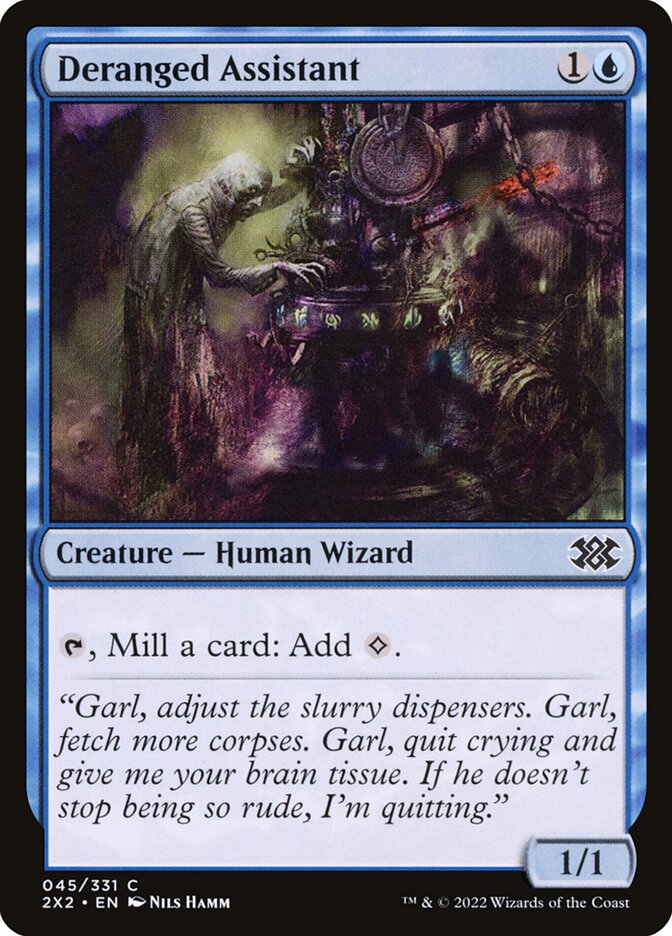 Deranged Assistant - Double Masters 2022 (Common) [2X2-45]
