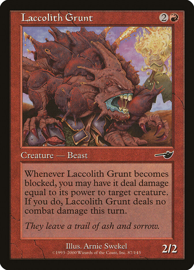 Laccolith Grunt - Nemesis (Common) [NEM-87]