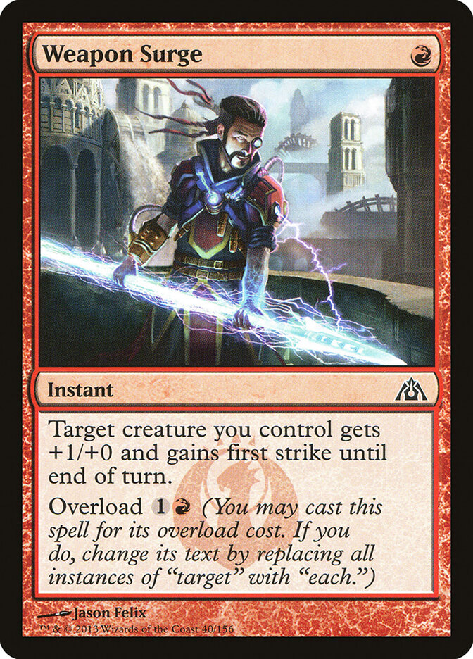 Weapon Surge - Dragon's Maze (Common) [DGM-40] Main image