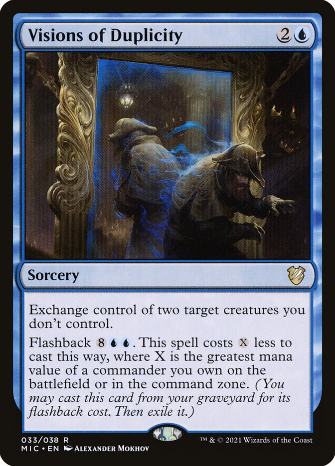 Visions of Duplicity (V.1) - Commander: Innistrad: Midnight Hunt (Rare) [MIC-33] Image principale du produit