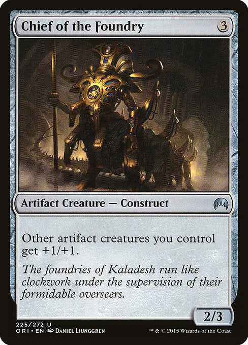 Chief of the Foundry – Magic Origins (ORI-225) Magic: The Gathering card