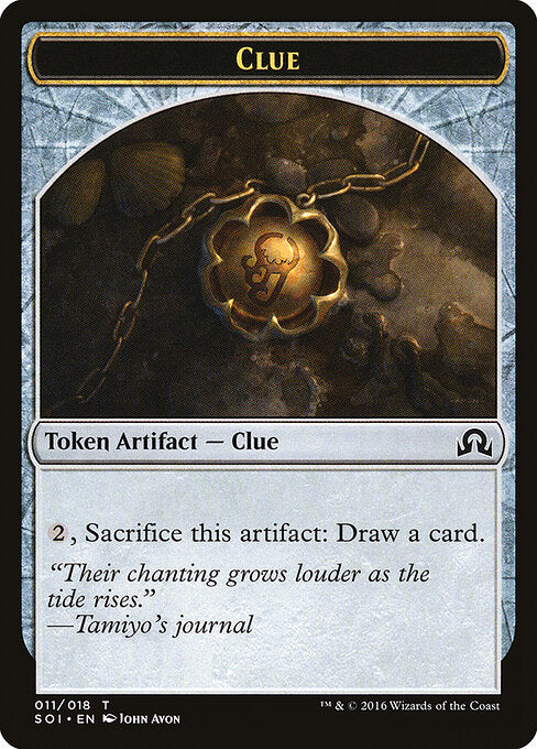 Clue – Shadows over Innistrad Tokens (TSOI-11) Magic: The Gathering card | LC-REM-20260804-15151799206220-f2c859e1-181e-44d1-afbd-bbd6e52cf42a