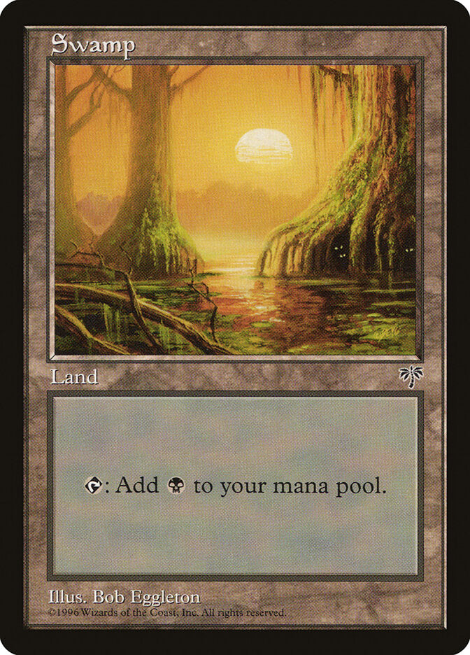 Magic-kaart Swamp MIR-339 uit Mirage (Land)