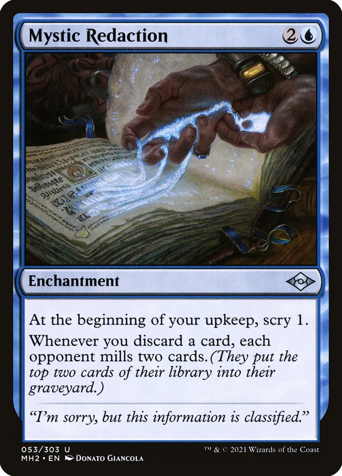Mystic Redaction - Modern Horizons 2 (Uncommon) [MH2-53] Hoofdafbeelding