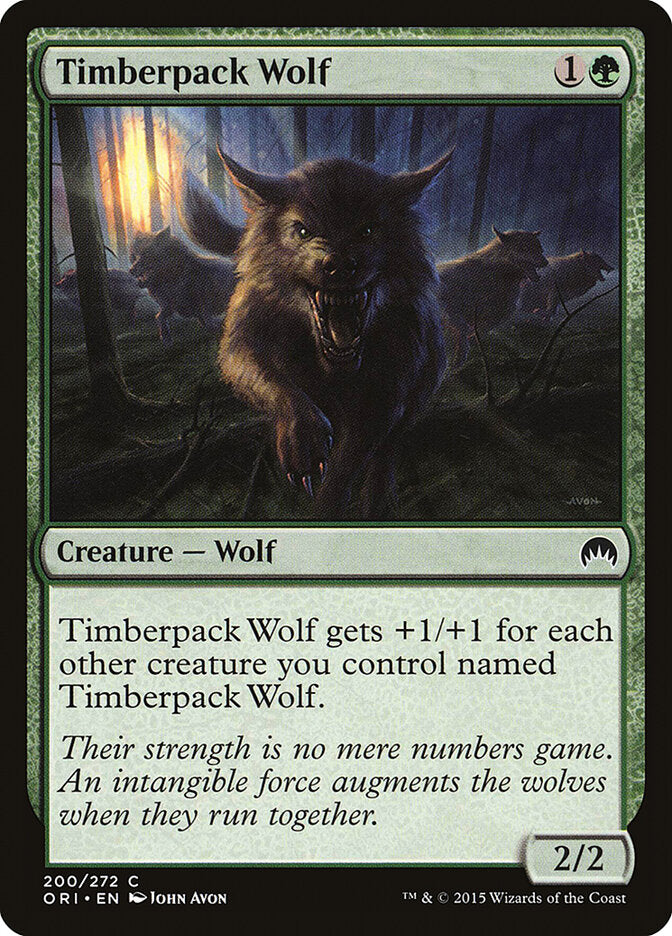 Timberpack Wolf - Magic Origins (Common) [ORI-200]
