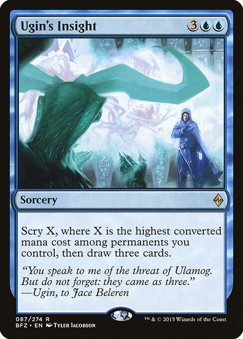 Ugin's Insight – Battle for Zendikar (BFZ-87) Magic: The Gathering card | LC-REM-20260804-15150648131916-f37d5938-9c8f-4203-8f3f-d6e89ced28ef