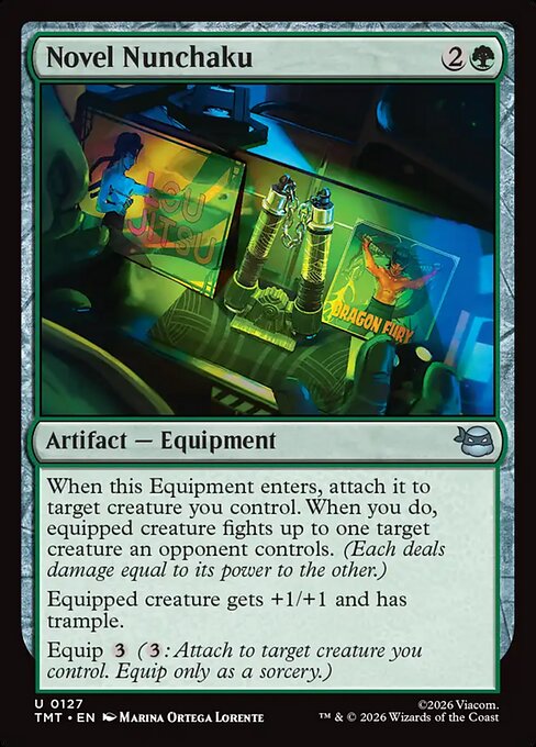 Novel Nunchaku – Teenage Mutant Ninja Turtles (TMT-127) Magic: The Gathering card