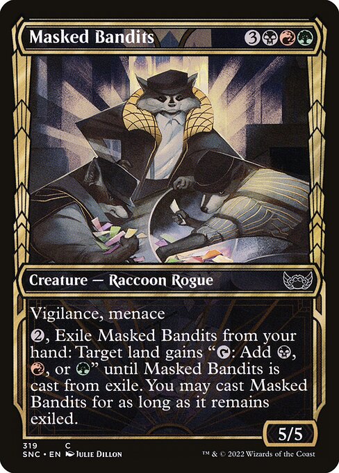 Masked Bandits – Streets of New Capenna (SNC-319) Magic: The Gathering card | LC-REM-20260804-15353009209676-f3b68f6f-d70b-4ed6-93f4-47964ee36a52