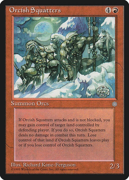 Magic-kaart Orcish Squatters ICE-211 uit Ice Age (Rare) Immagine principale del prodotto