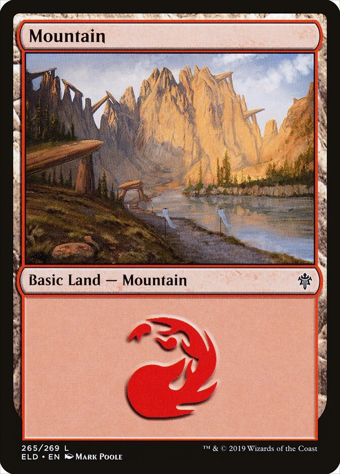 Mountain (V.4) - Throne of Eldraine (Land) [ELD-265]