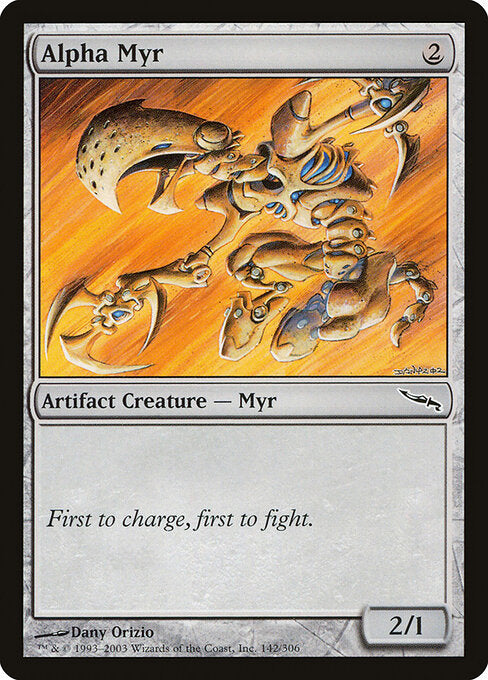 Alpha Myr – Mirrodin (MRD-142) Magic: The Gathering card | LC-REM-20260804-15617494384972-f3f792d7-75be-429e-8f62-0b563b103642 Image principale du produit
