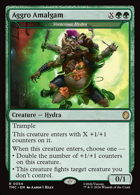 Voracious Hydra – Teenage Mutant Ninja Turtles Eternal (TMC-54) Magic: The Gathering card | LC-REM-20260804-15675739537740-f415b285-4771-43ba-9534-244e446f8f72