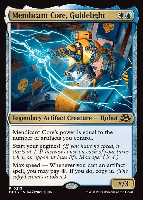 Mendicant Core, Guidelight – Aetherdrift (DFT-213) Magic: The Gathering card