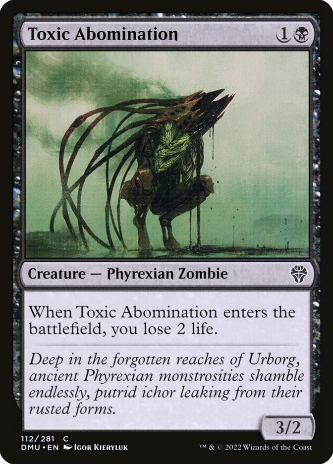 Toxic Abomination - Dominaria United (Common) [DMU-112] Immagine principale del prodotto