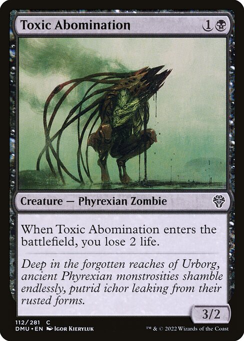 Toxic Abomination – Dominaria United (DMU-112) Magic: The Gathering card | LC-REM-20260804-15150802501964-f435329e-6de7-4b05-ba70-cb63d121116e