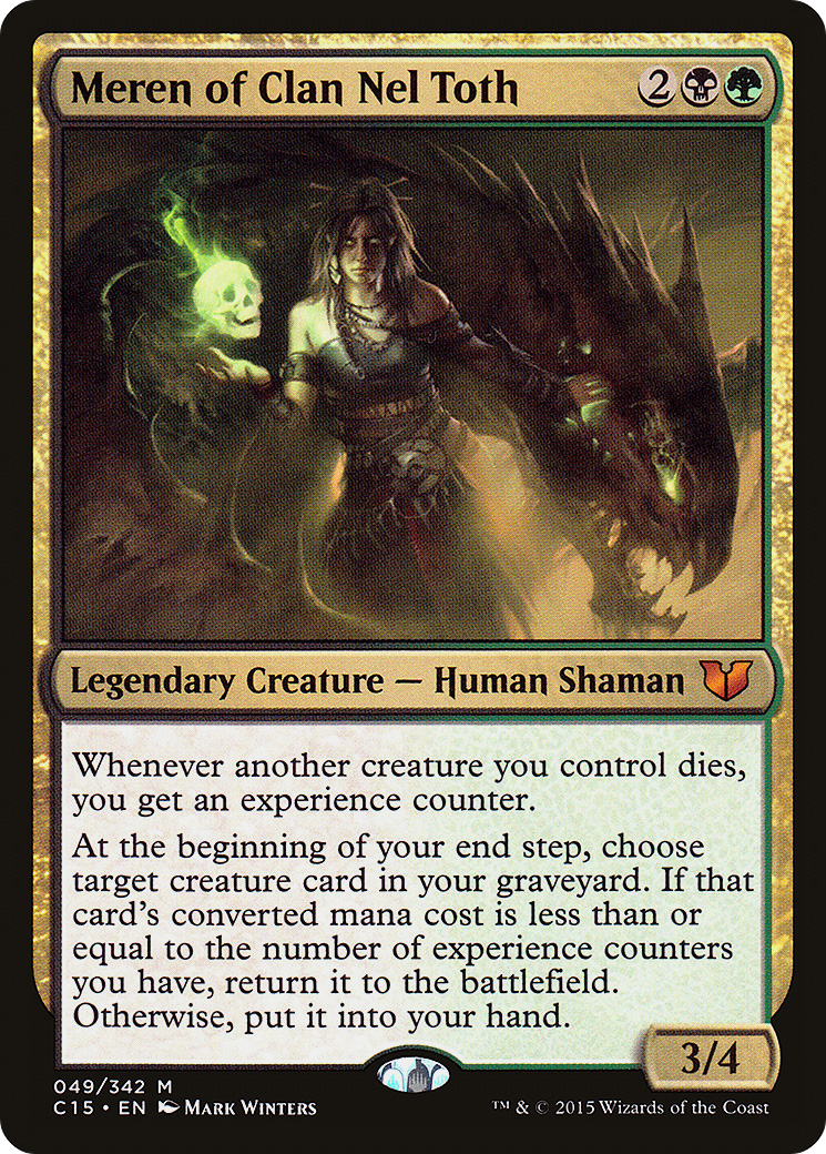 Meren of Clan Nel Toth – Commander 2015 49 – Magic: The Gathering single card Main image