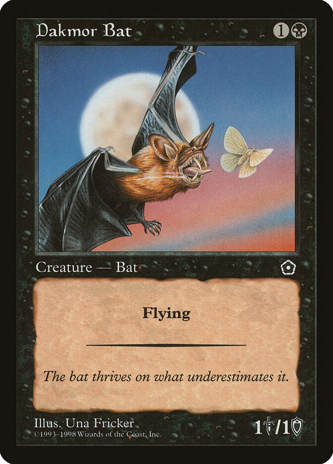 Magic-kaart Dakmor Bat P02-68 uit Portal Second Age (Common) Hoofdafbeelding