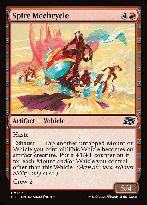 Spire Mechcycle – Aetherdrift (DFT-147) Magic: The Gathering card
