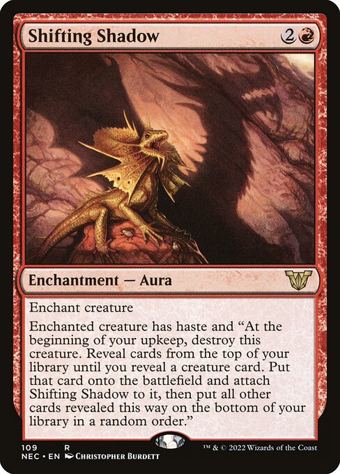 Shifting Shadow – Commander: Kamigawa: Neon Dynasty (NEC-109) Magic: The Gathering card