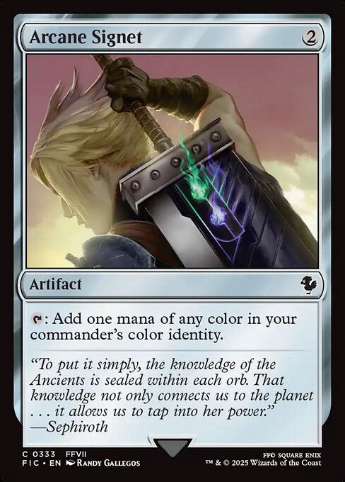 Arcane Signet – Final Fantasy Commander (FIC-333) Magic: The Gathering card | LC-REM-20260804-15339917050188-f4f7cc5b-a52a-470b-8970-260b61c91ad5 Immagine principale del prodotto