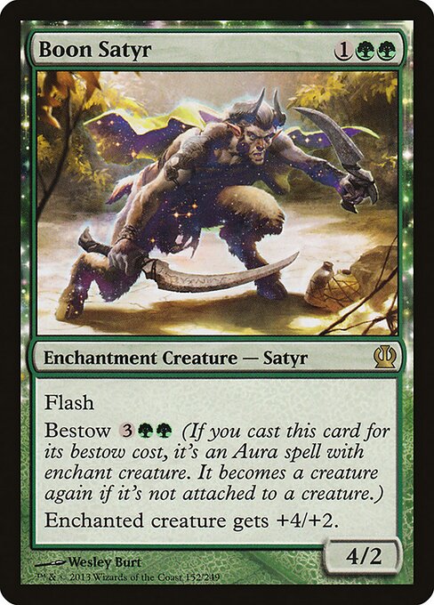 Boon Satyr – Theros (THS-152) Magic: The Gathering card
