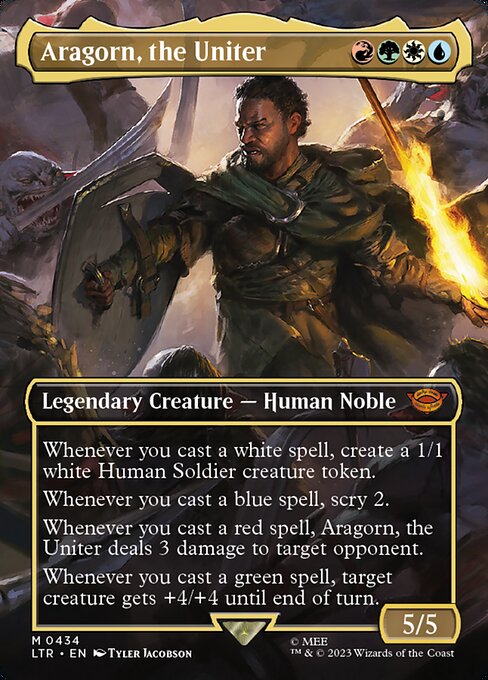 Aragorn, the Uniter – The Lord of the Rings: Tales of Middle-earth (LTR-434) Magic: The Gathering card | LC-REM-20260804-15151698870604-f52471b8-c962-496e-8634-127337eede01