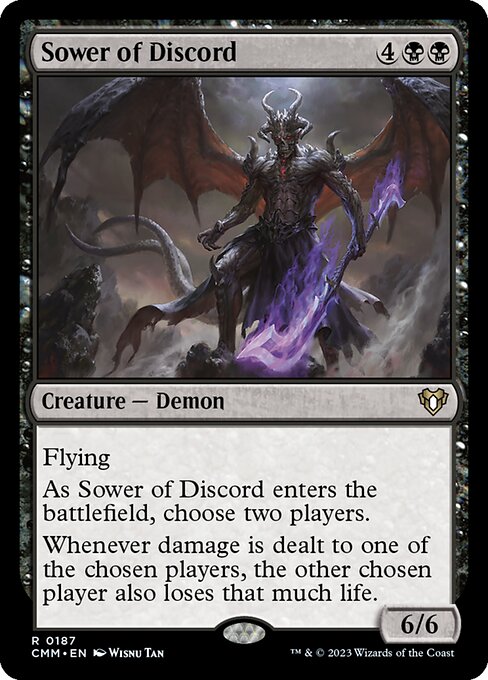 Sower of Discord – Commander Masters (CMM-187) Magic: The Gathering card Immagine principale del prodotto