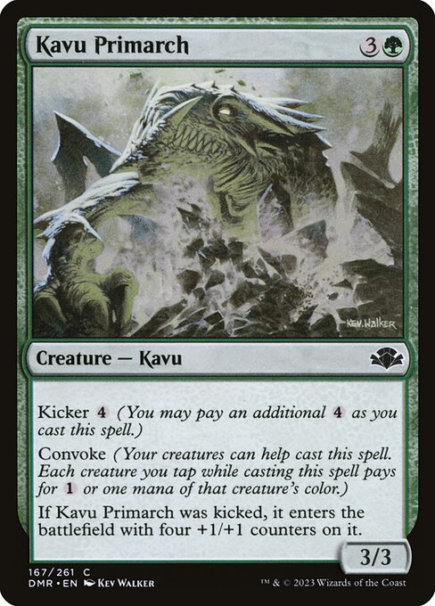 Kavu Primarch – Dominaria Remastered (DMR-167) Magic: The Gathering card Main image