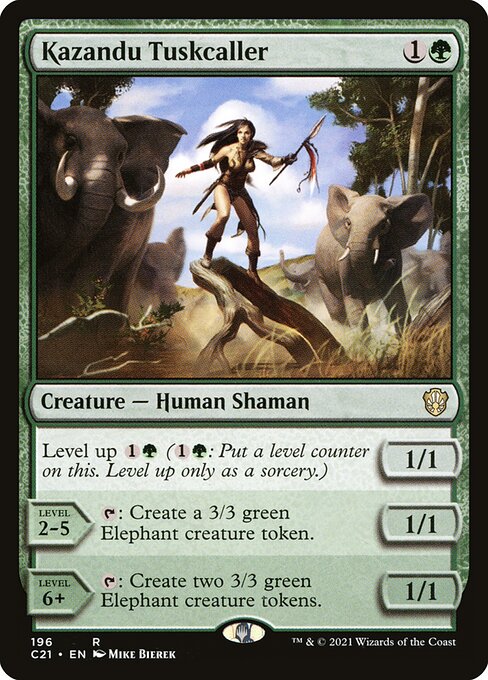 Kazandu Tuskcaller – Commander 2021 (C21-196) Magic: The Gathering card | LC-REM-20260804-15339602149708-f5453591-6377-40de-892c-e8dd46687d11