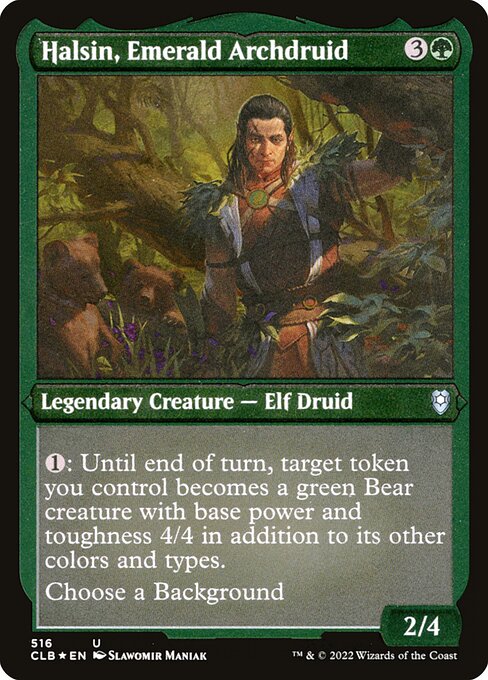 Halsin, Emerald Archdruid – Commander Legends: Battle for Baldur's Gate (CLB-516) Magic: The Gathering card | LC-REM-20260804-15151472345420-f546b455-20b5-4970-adb8-24d469842298 Image principale du produit