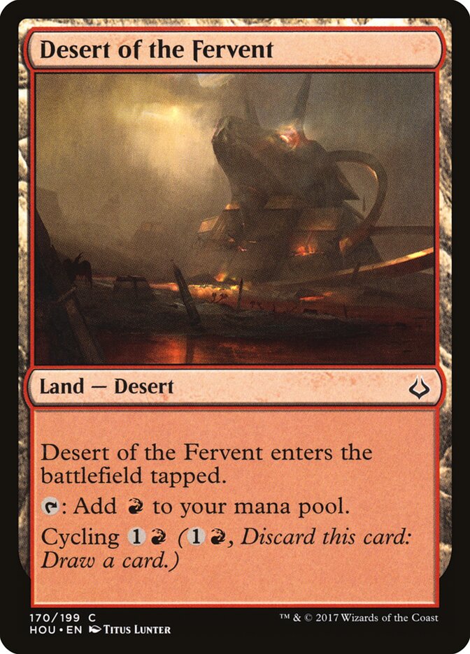 Desert of the Fervent - Hour of Devastation (Common) [HOU-170]