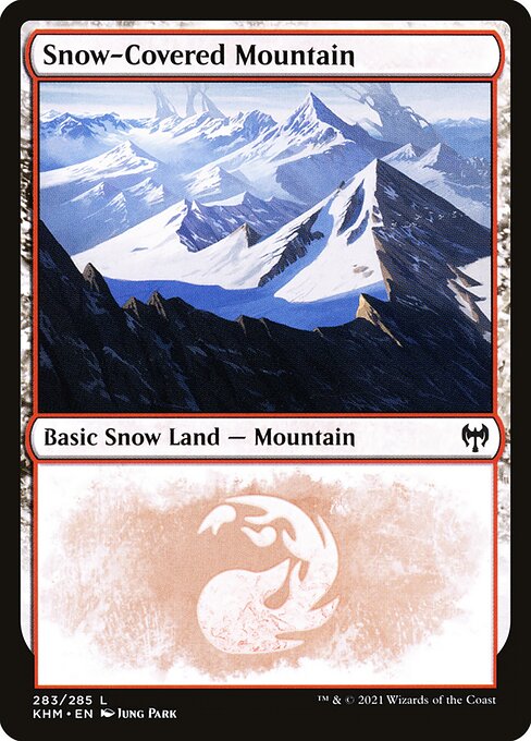 Snow-Covered Mountain – Kaldheim (KHM-283) Magic: The Gathering card | LC-REM-20260804-15909430657356-f54aa46b-4b7c-4846-bf19-a289ed36c172
