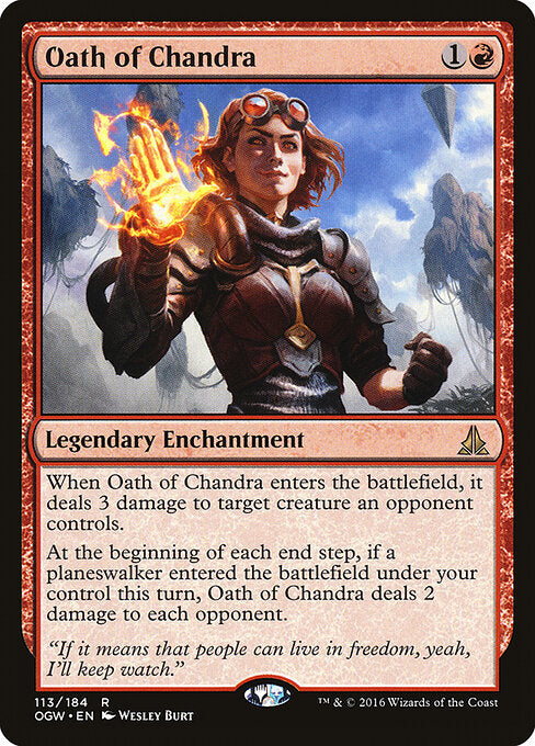 Oath of Chandra – Oath of the Gatewatch (OGW-113) Magic: The Gathering card