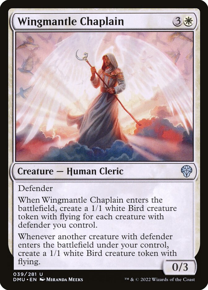 Wingmantle Chaplain - Dominaria United (Uncommon) [DMU-39]