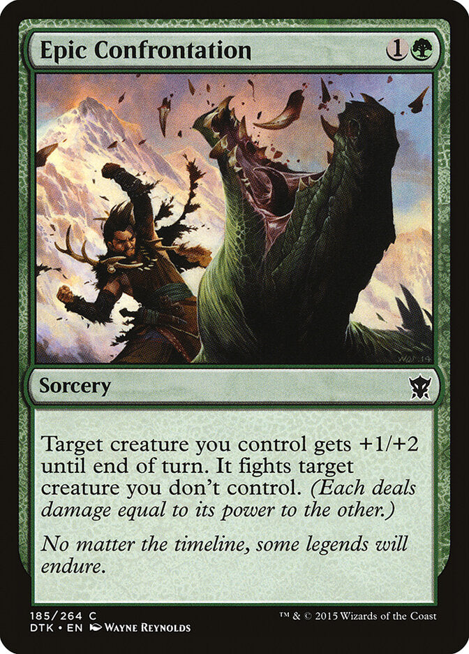 Epic Confrontation - Dragons of Tarkir (Common) [DTK-185]
