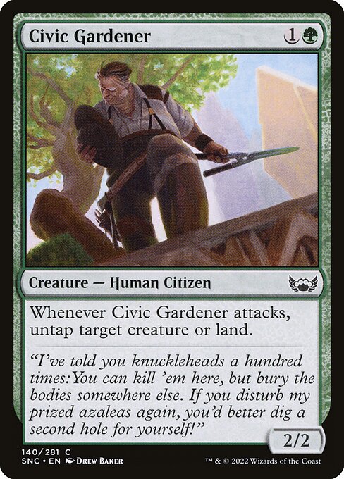Civic Gardener – Streets of New Capenna (SNC-140) Magic: The Gathering card