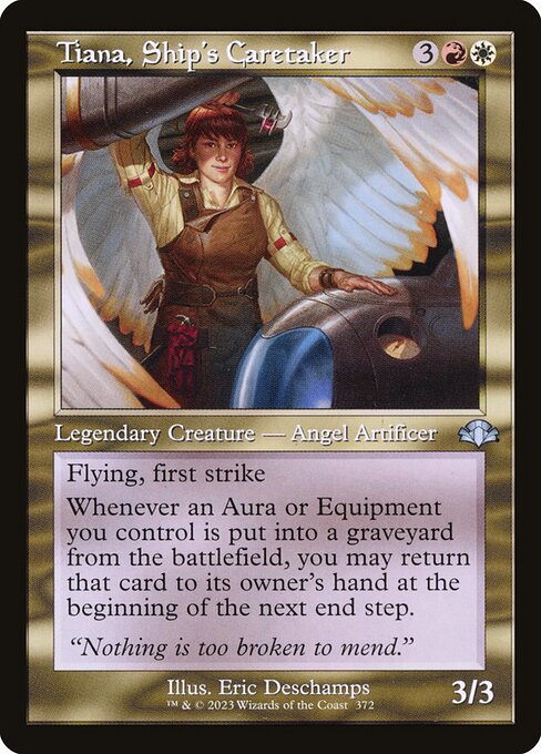 Tiana, Ship's Caretaker – Dominaria Remastered (DMR-372) Magic: The Gathering card | LC-REM-20260804-15374371619148-f58dcad2-2e38-46d1-bab7-beddd3600a1c