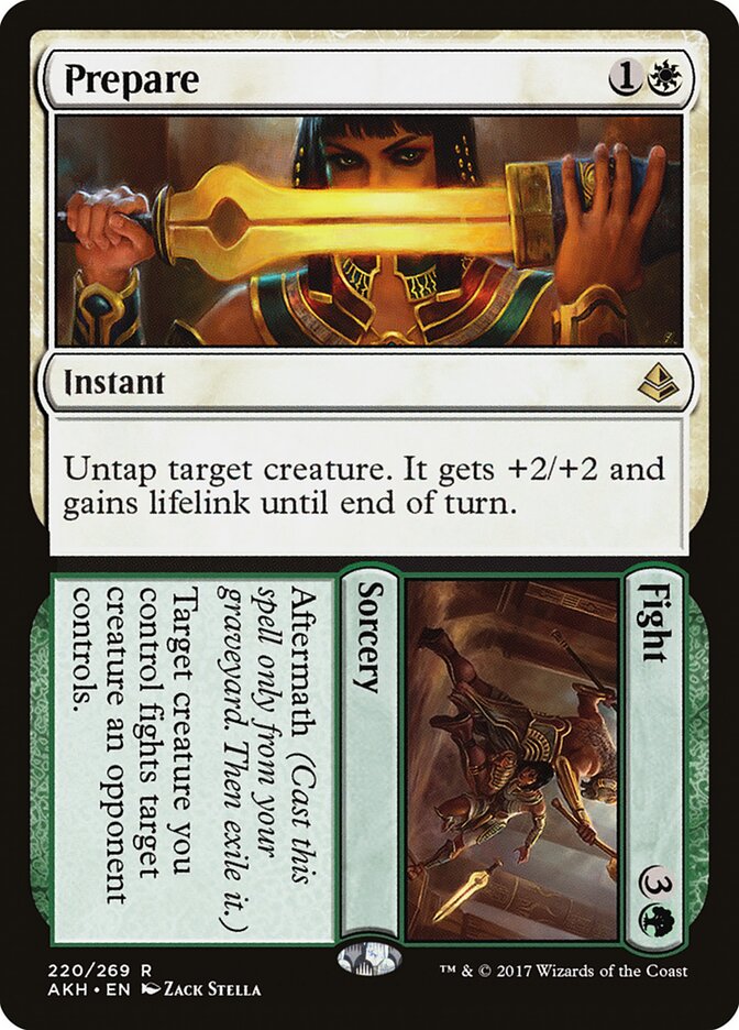 Prepare // Fight - Amonkhet (Rare) [AKH-220]
