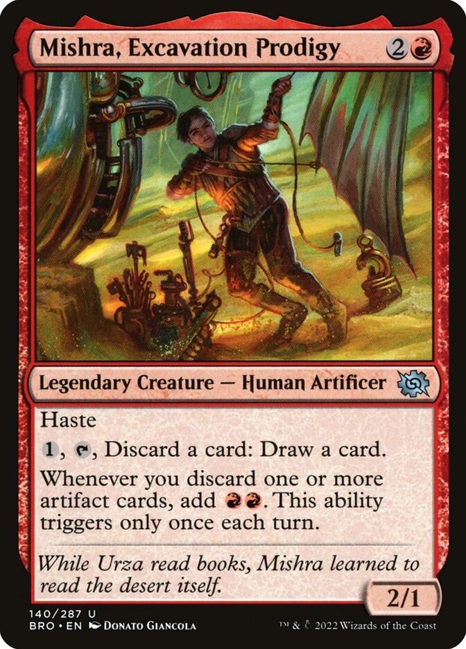 Mishra, Excavation Prodigy - The Brothers' War (Uncommon) [BRO-140]