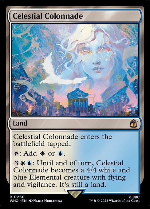 Celestial Colonnade – Universes Beyond: Doctor Who (WHO-260) Magic: The Gathering card