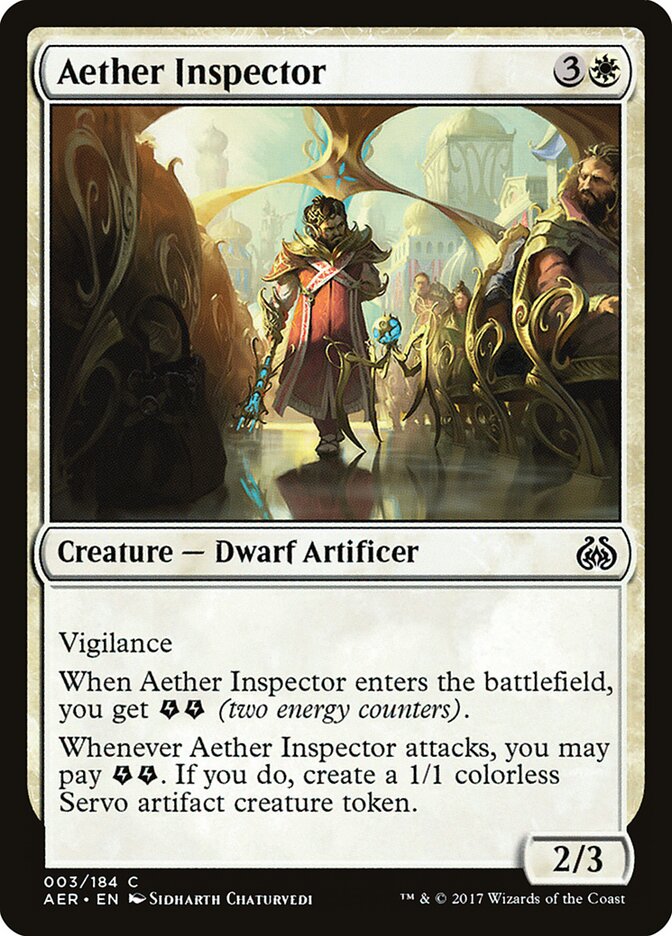 Aether Inspector - Aether Revolt (Common) [AER-3]