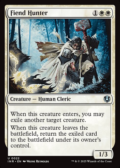 Fiend Hunter – Innistrad Remastered (INR-22) Magic: The Gathering card