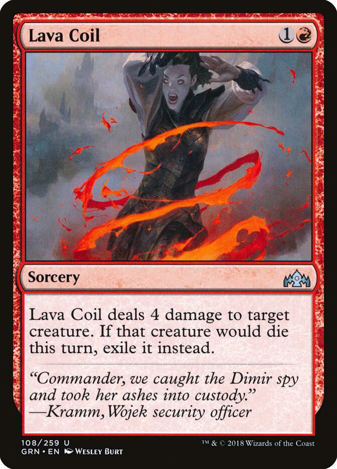 Lava Coil - Guilds of Ravnica (Uncommon) [GRN-108]