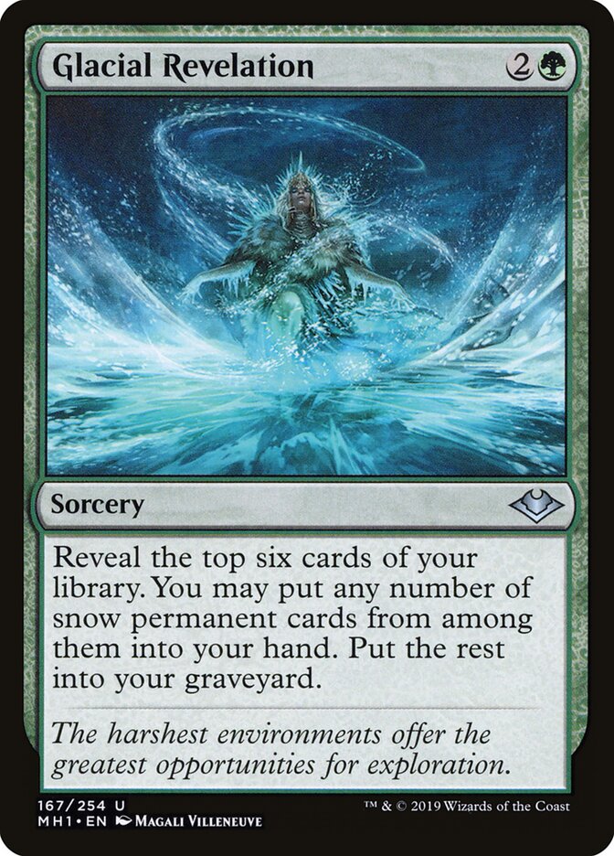 Glacial Revelation - Modern Horizons (Uncommon) [MH1-167]