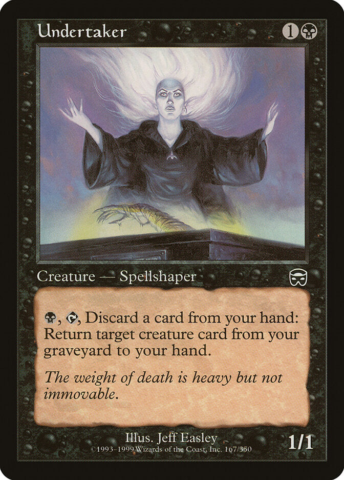 Magic-kaart Undertaker MMQ-167 uit Mercadian Masques (Common)